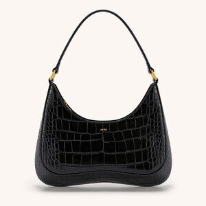 JW PEI Ruby Shoulder Bag - Black Croc